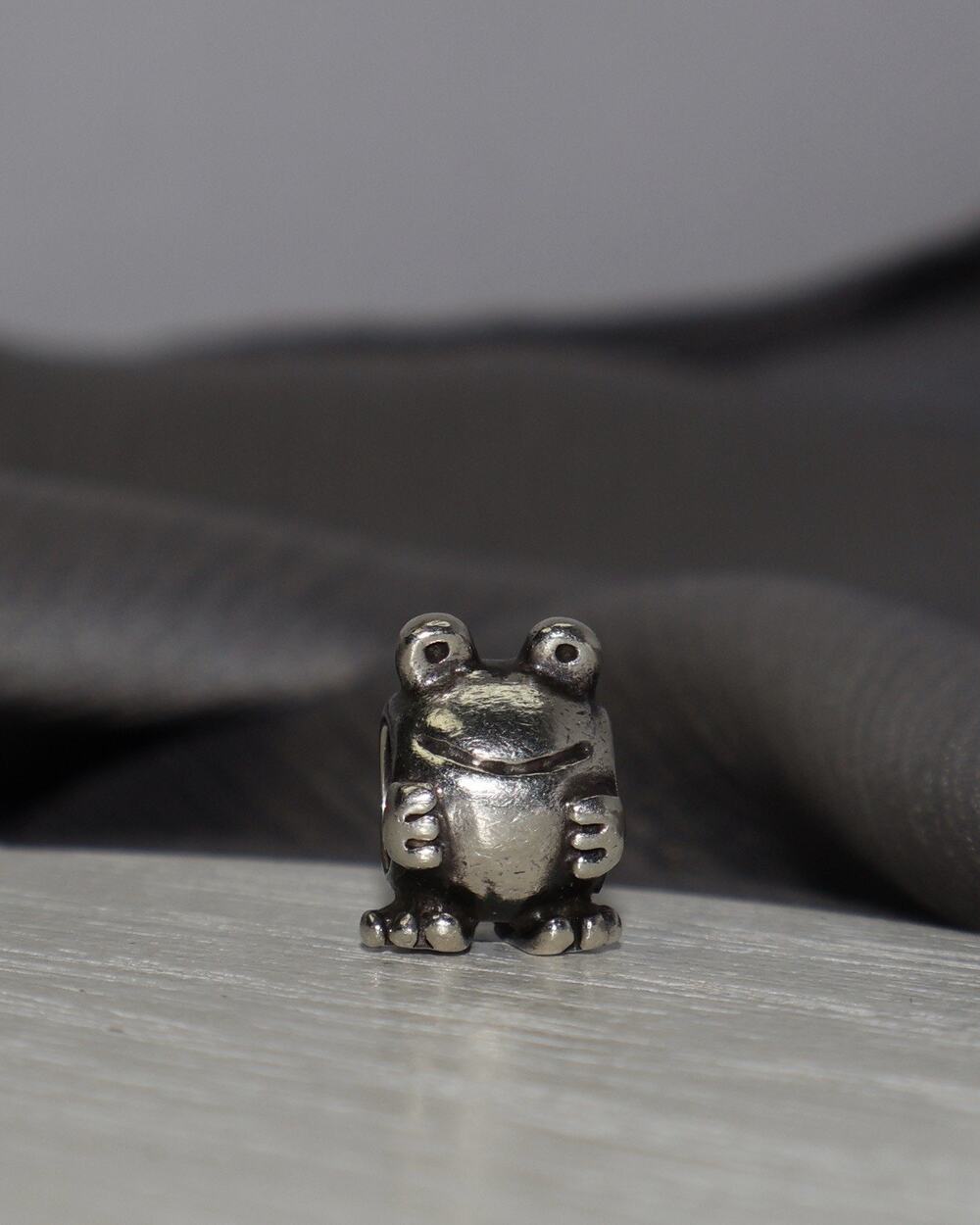 Pandora Sterling Silver Frog Charm 2.7G / 0.4in